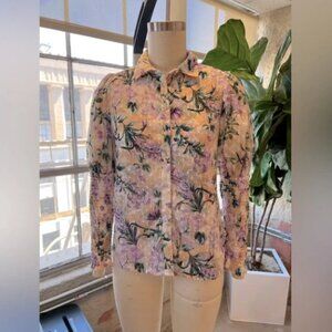 River Island Embellished Floral Print Women's Top